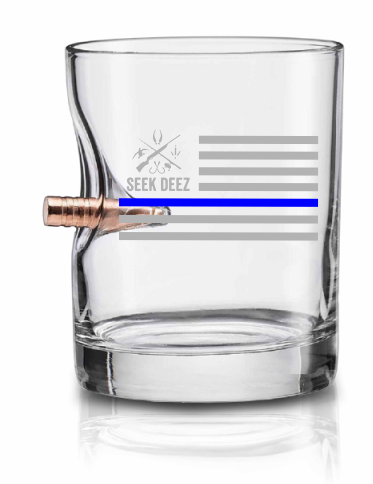 Thin Blue Line - Rocks Glass